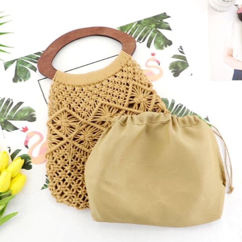 Sac en Macramé crocheté avec style Esprit Macramé