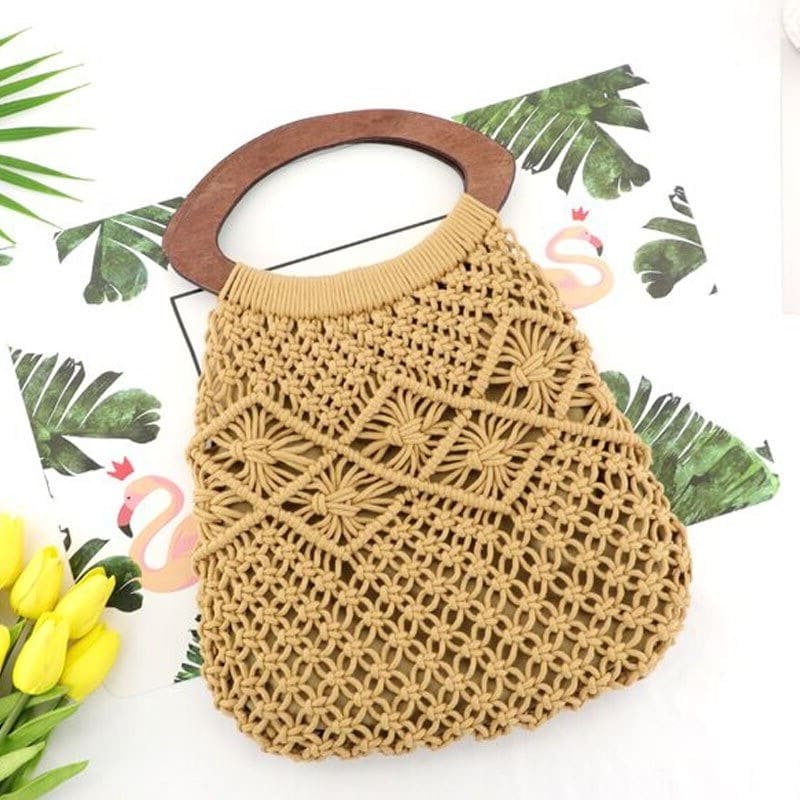 Sac en Macramé crocheté avec style Esprit Macramé
