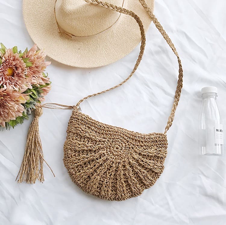 Sac Jute Macramé Chic Esprit Macramé