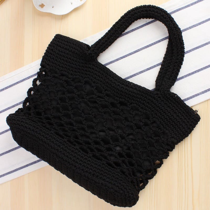 Sac Macramé noir Chic Esprit Macramé