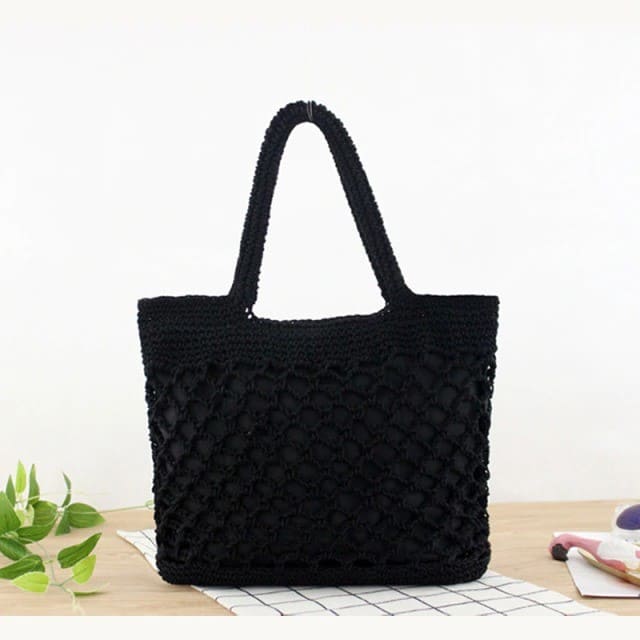 Sac Macramé noir Chic Esprit Macramé