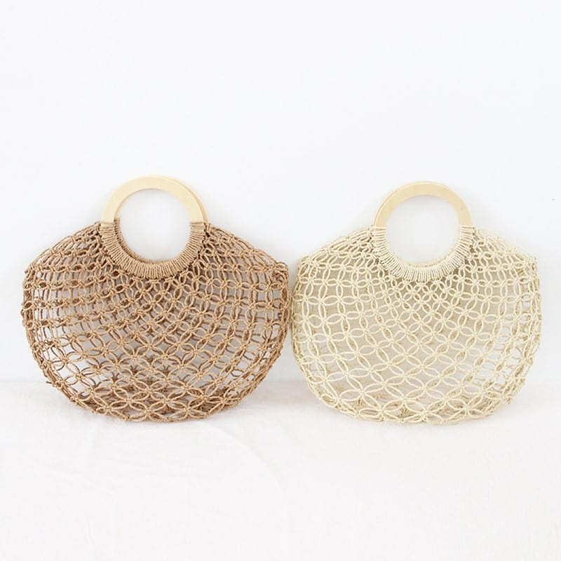 Sac rond en Macramé Éclat Esprit Macramé
