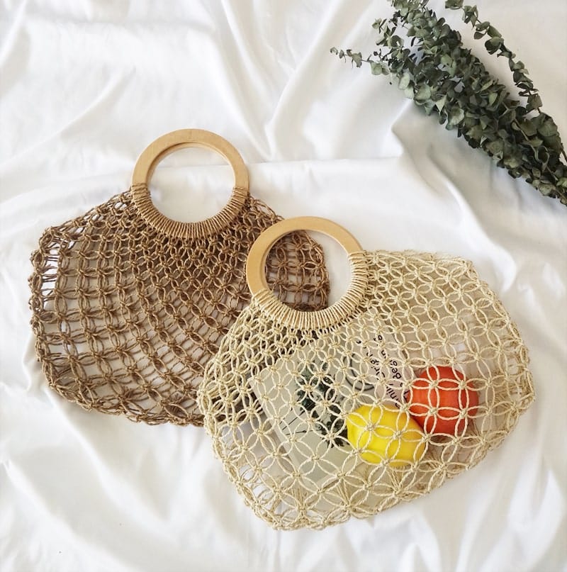 Sac rond en Macramé Éclat Esprit Macramé