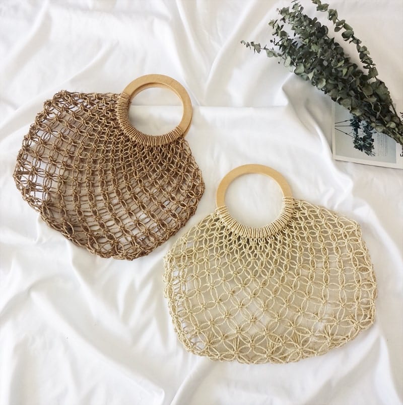 Sac rond en Macramé Éclat Esprit Macramé