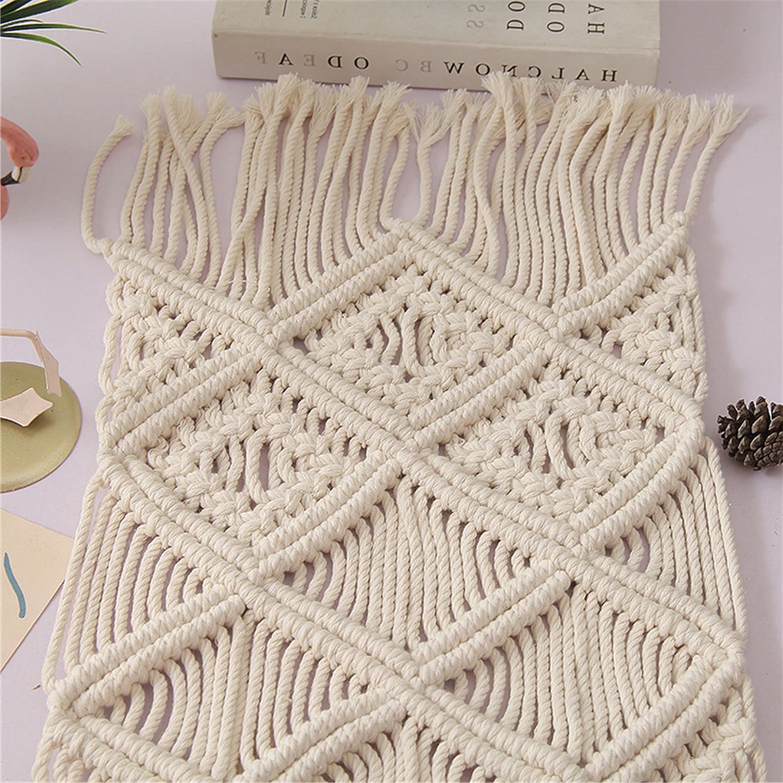Set de table bohème en Macramé Chic Esprit Macramé