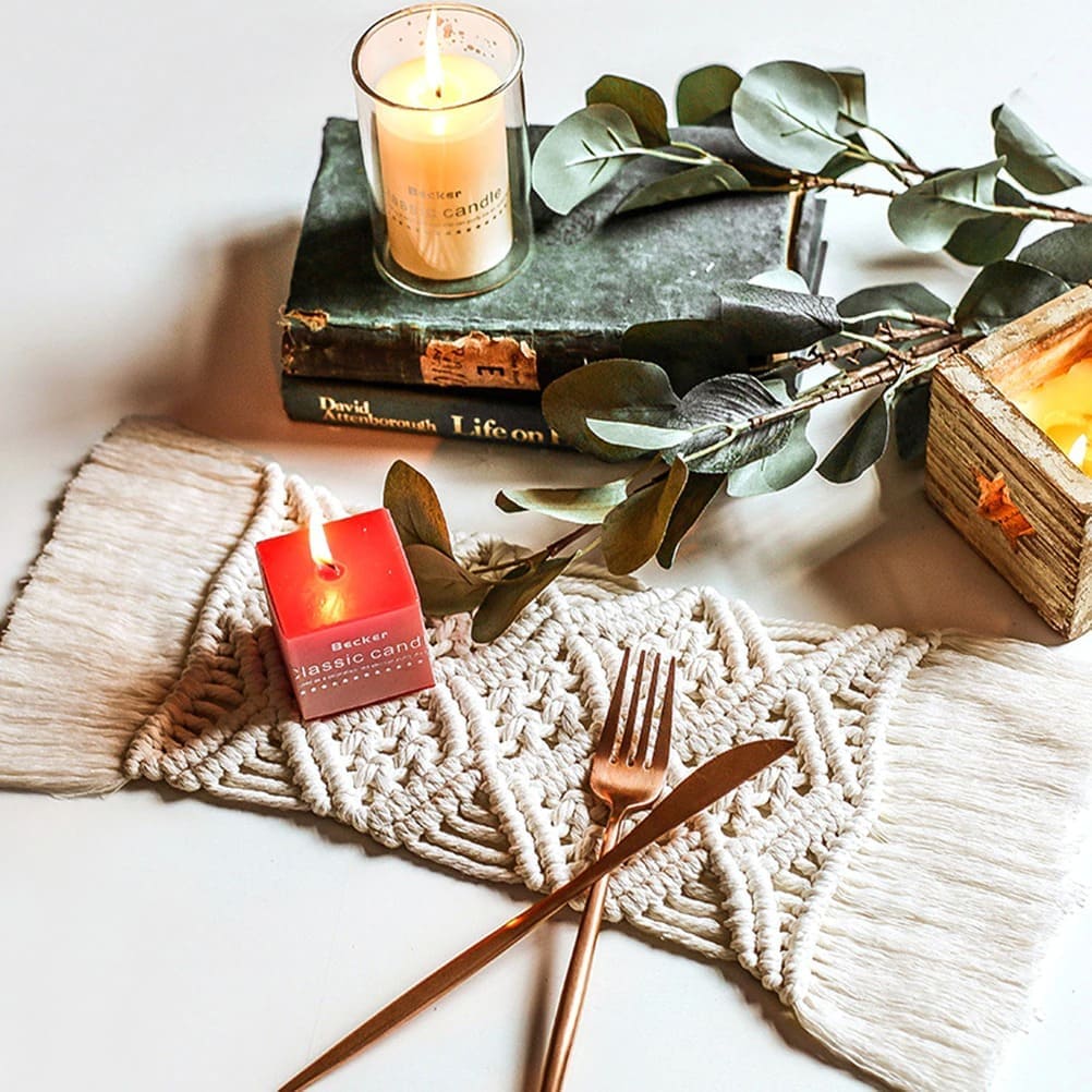 Set de table rectangulaire en Macramé Chic & Tendance Esprit Macramé