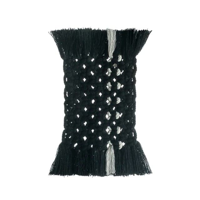 Sous-verre Rectangulaire en Macramé Élégance Esprit Macramé