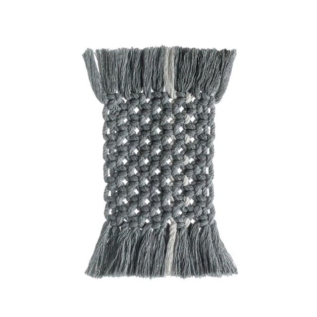 Sous-verre Rectangulaire en Macramé Élégance Esprit Macramé