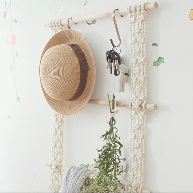 Support mural Macramé Éclatante Esprit Macramé