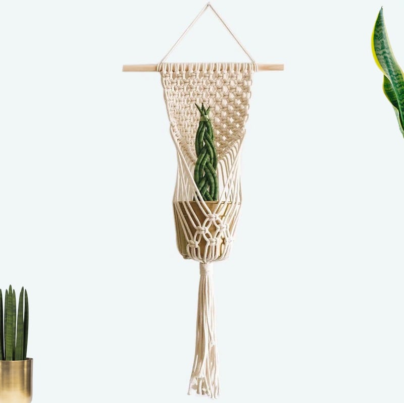 Suspension Macramé Bohème Élégance Esprit Macramé