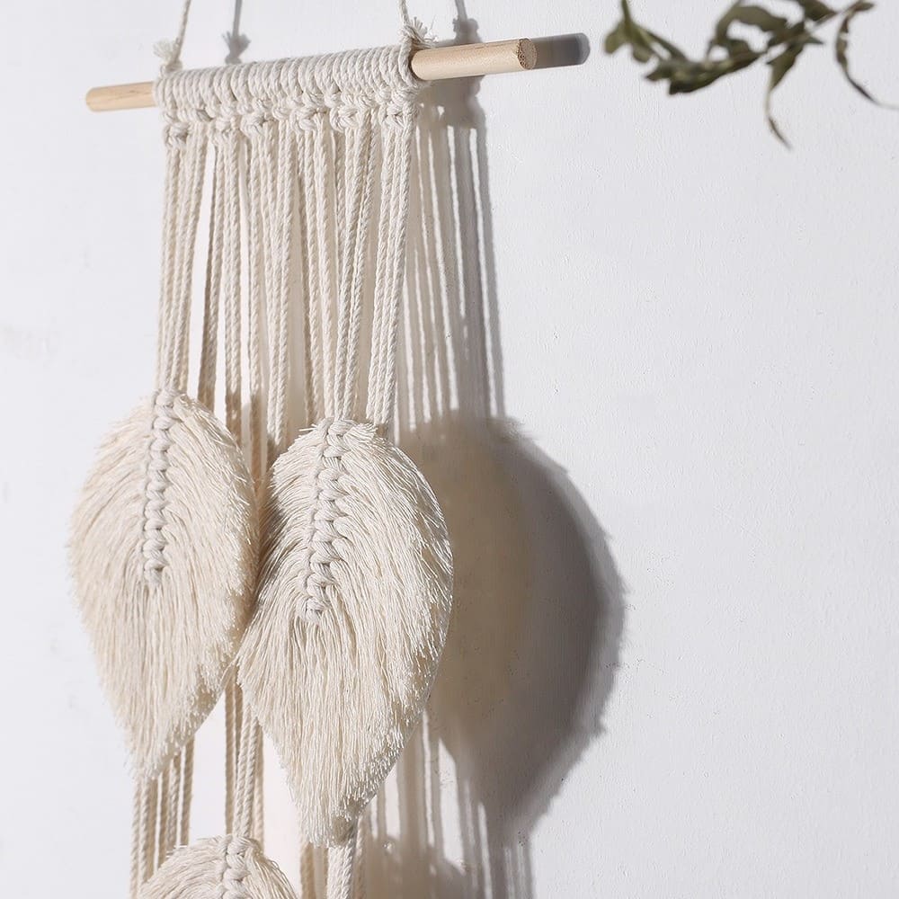Suspension Macramé Bohème pour Plantes Esprit Macramé