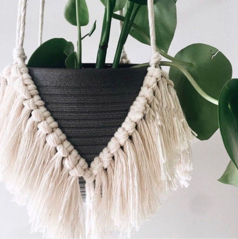Suspension Macramé Boho Chic Esprit Macramé