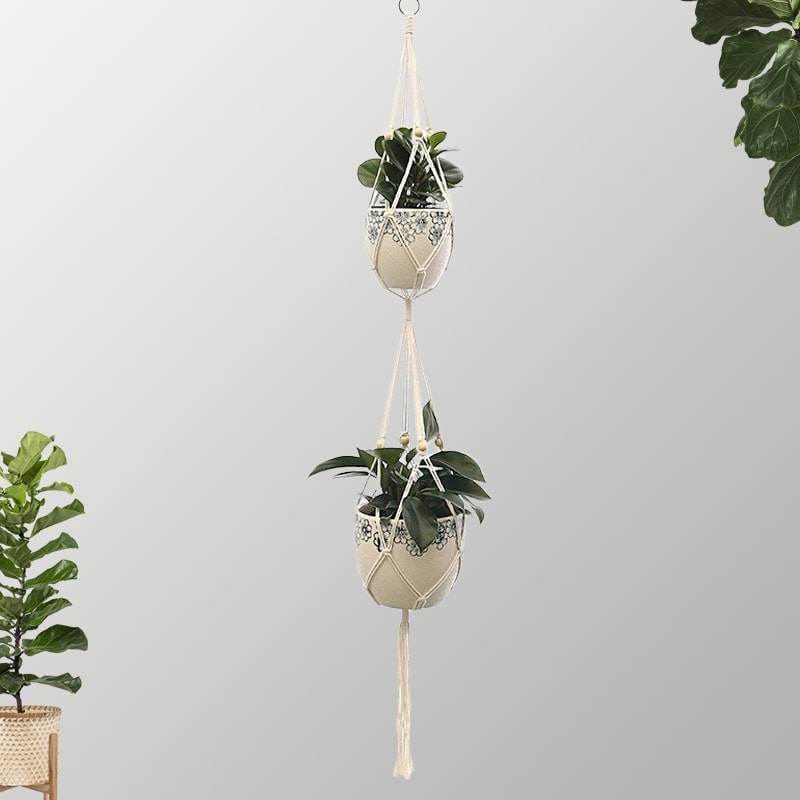 Suspension Macramé Duo Chic Esprit Macramé