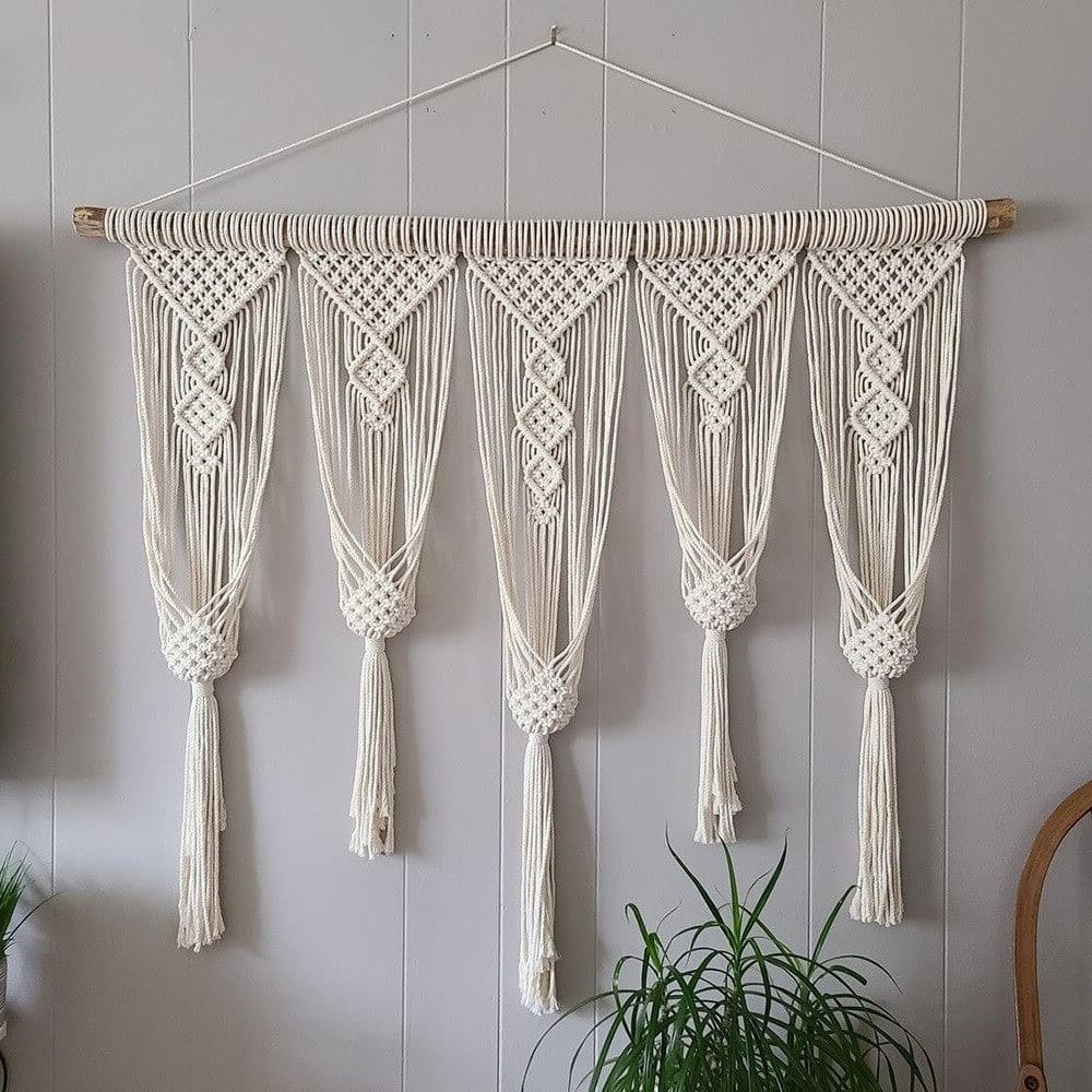 Suspension Macramé Éclatante Esprit Macramé