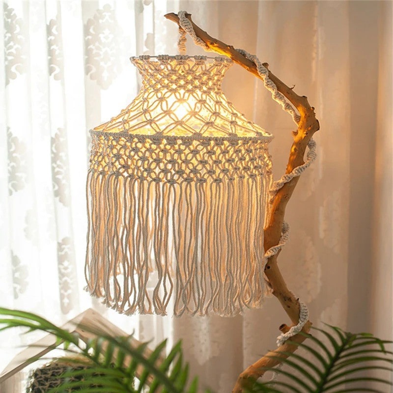 Suspension Macramé Éclatante Esprit Macramé
