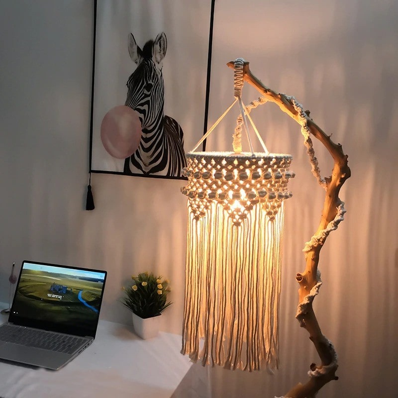 Suspension Macramé Éclatante Esprit Macramé