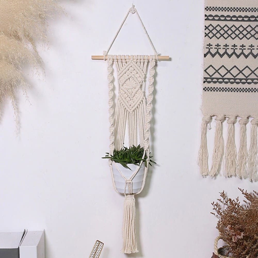 Suspension Macramé Élégance Esprit Macramé