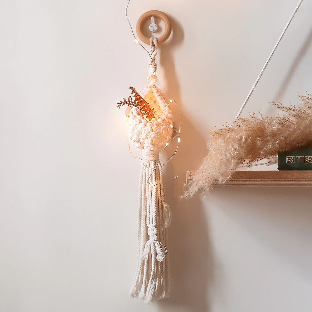 Suspension Macramé Miniature Chic Esprit Macramé