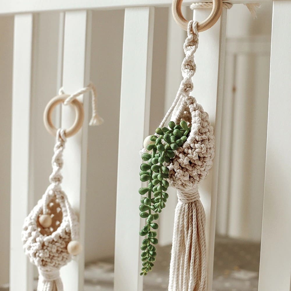 Suspension Macramé Miniature Chic Esprit Macramé