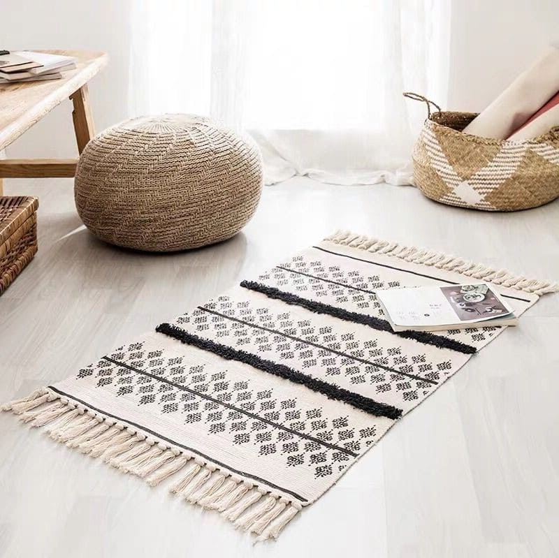 Tapis Berbère Macramé Élégance Esprit Macramé