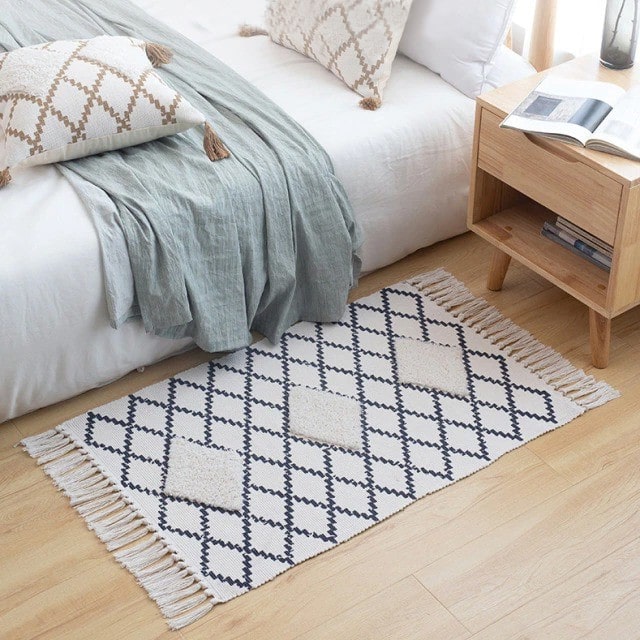 Tapis Macramé Coton Éthique Esprit Macramé