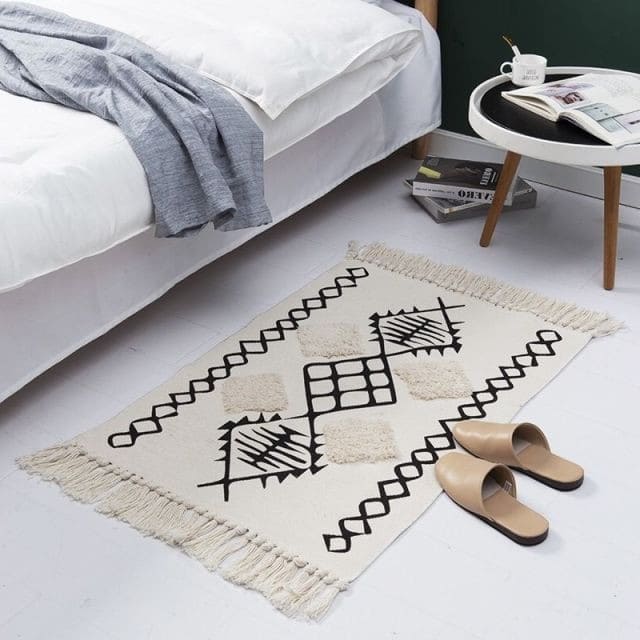 Tapis Macramé Coton Éthique Esprit Macramé