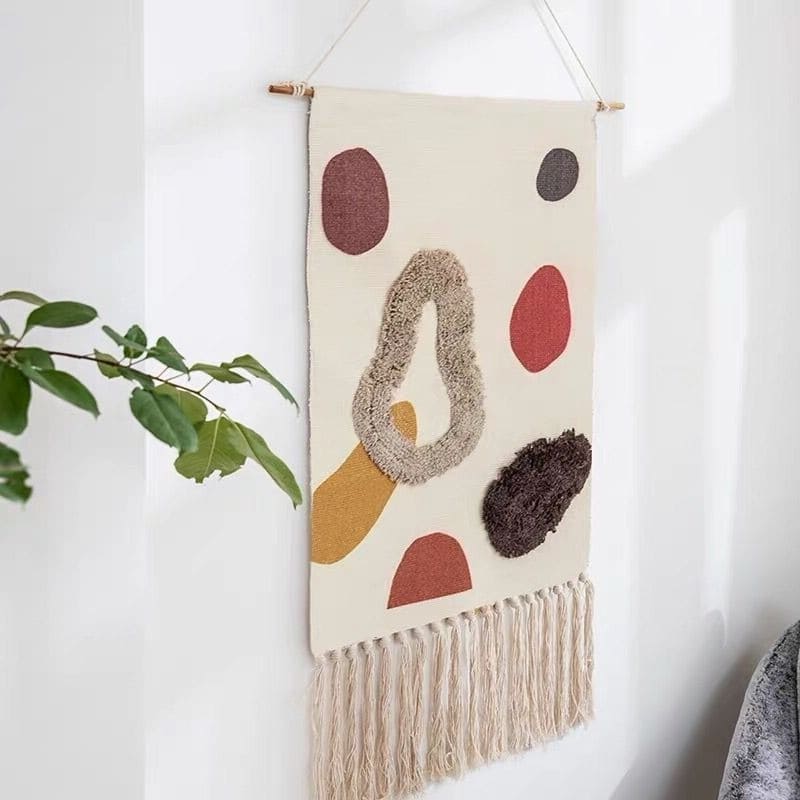 Tapisserie Murale Bohème en Macramé Élégant Esprit Macramé