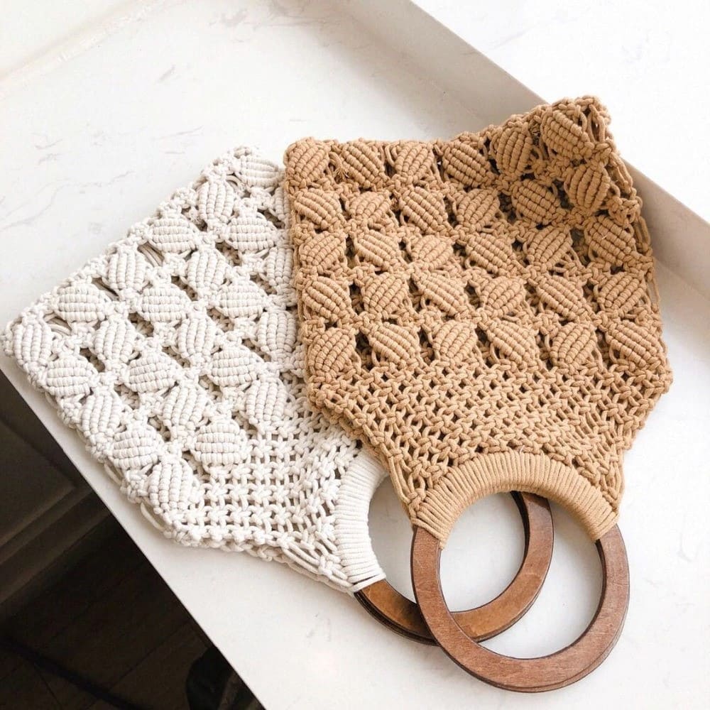 Tote Bag Macramé Chic Esprit Macramé