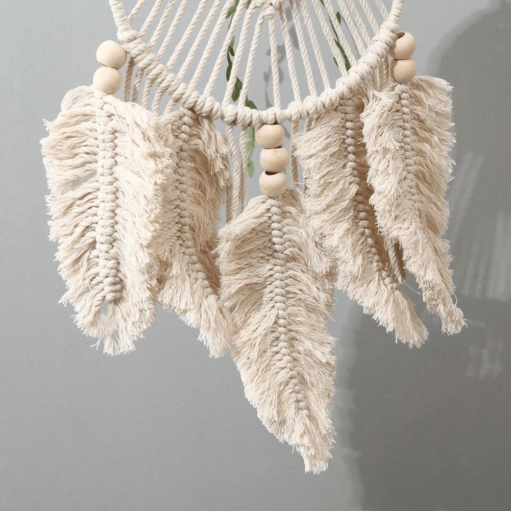 Attrape-Rêve Unique en Macramé Artisanale Esprit Macramé