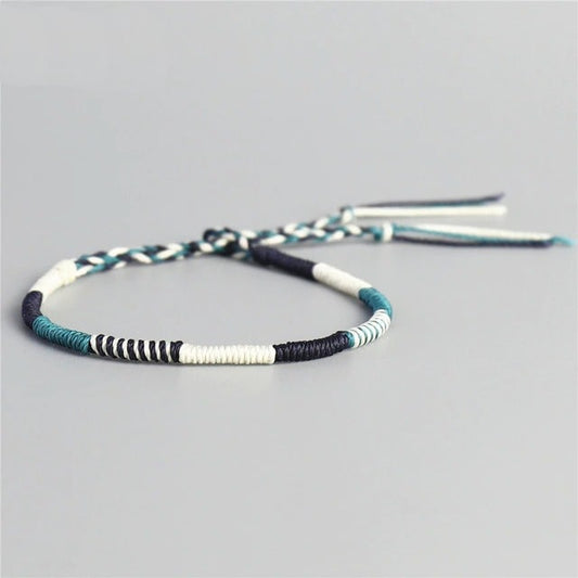 Bracelet d'Amitié Macramé Éclatant Esprit Macramé