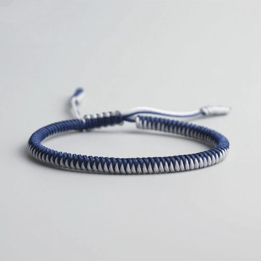 Bracelet Macramé Bi-Color Évasion Esprit Macramé