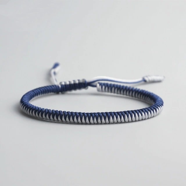 Bracelet Macramé Bi-Color Évasion Esprit Macramé