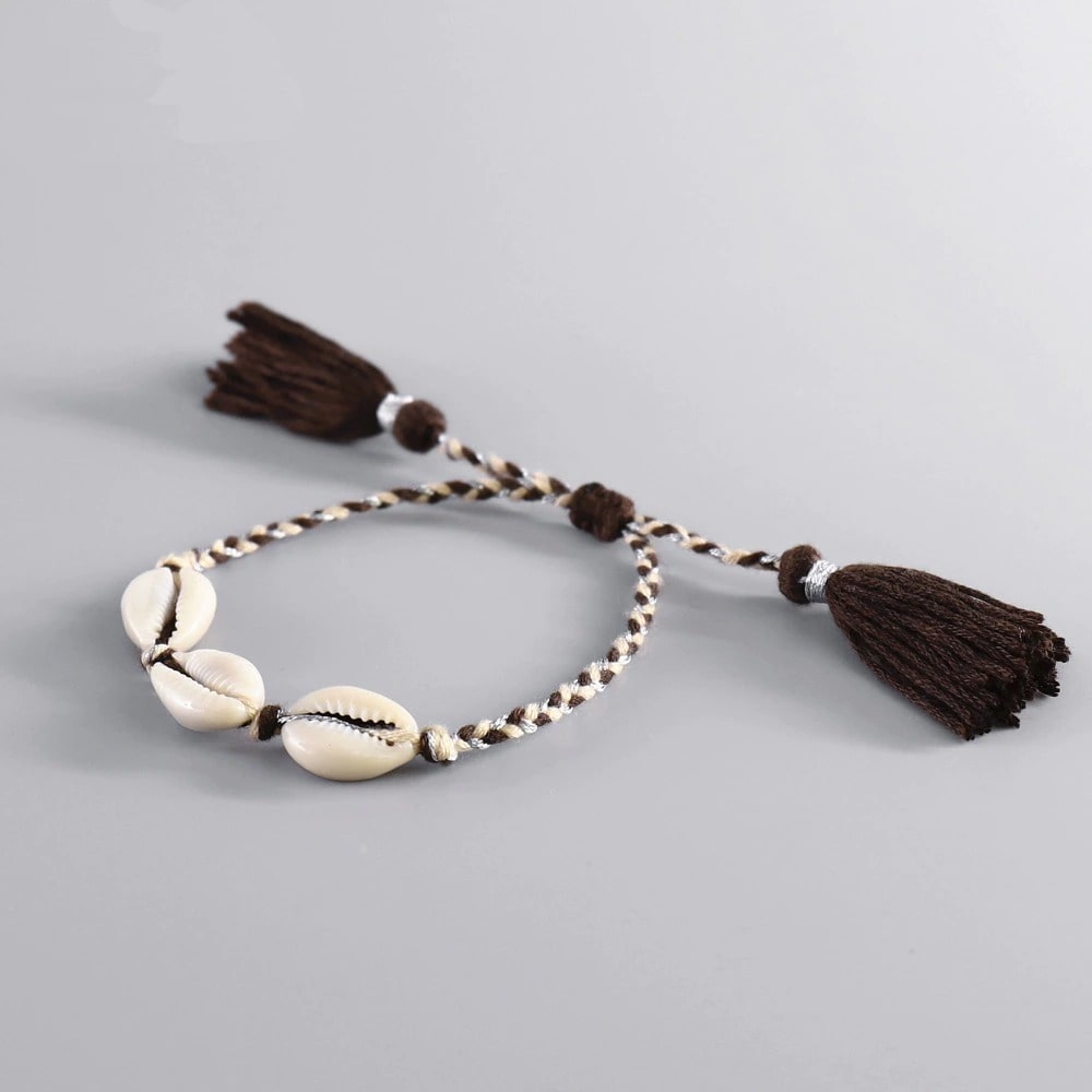 Bracelet Macramé Océane avec Coquillage Esprit Macramé