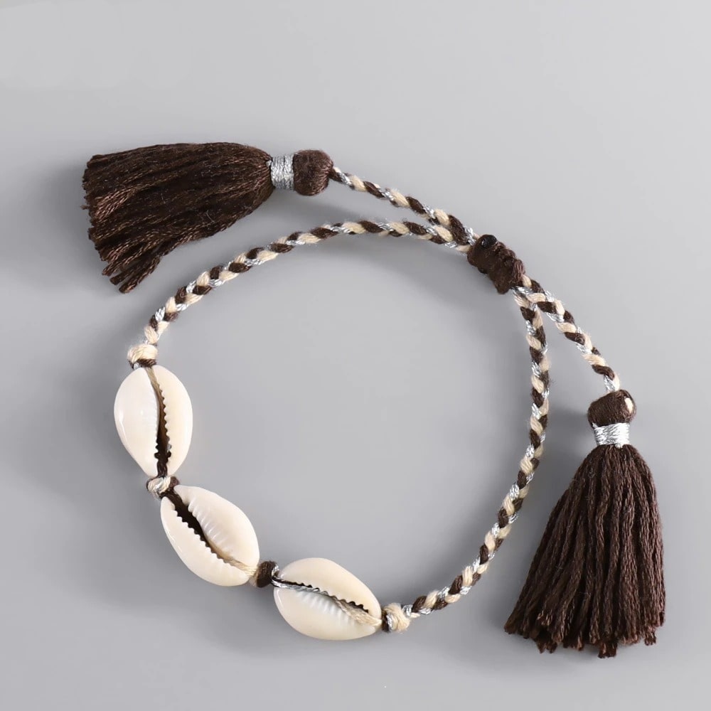 Bracelet Macramé Océane avec Coquillage Esprit Macramé