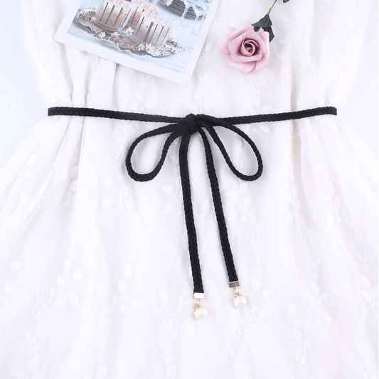 Ceinture en Macramé avec perles élégantes Esprit Macramé