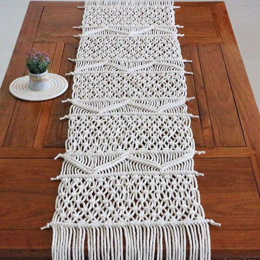 Chemin de Table Bohème Éclat de Mariage Esprit Macramé