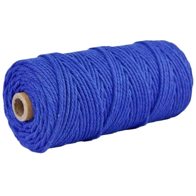 Corde Macramé Bleue 2 mm - 100 m Édition Exclusive Esprit Macramé