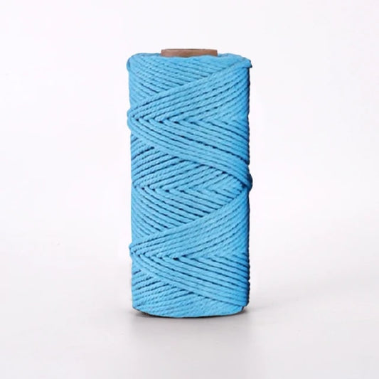 Corde Macramé Bleue 2 mm - 100 m Édition Exclusive Esprit Macramé
