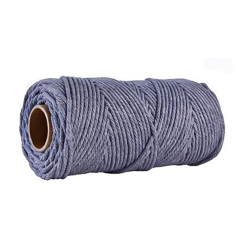 Corde Macramé Gris 2 mm - 100m Élégance Artisanale Esprit Macramé