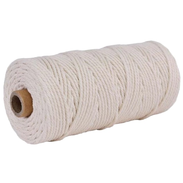Corde Macramé Luxe 4 mm Beige - 100m Esprit Macramé