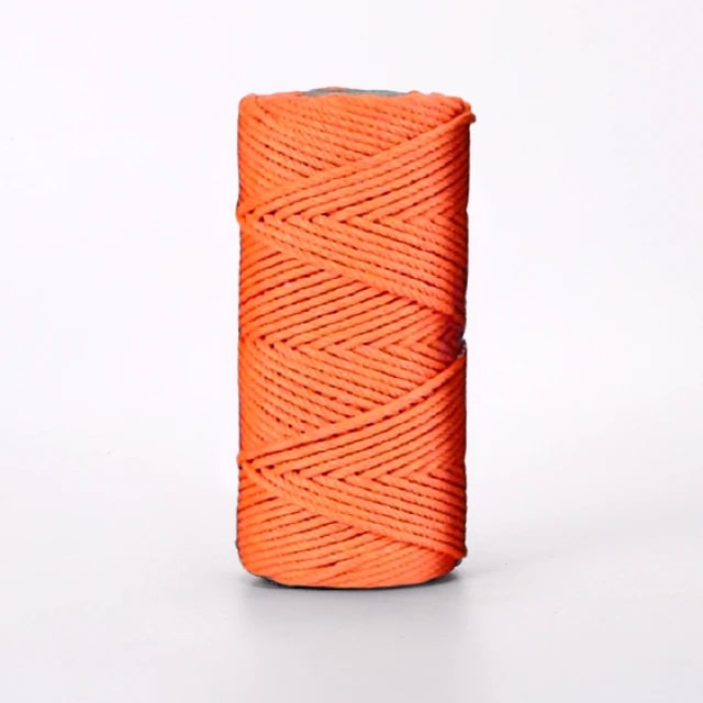 Corde Macramé Orange 2 mm - 100 m de Créativité Esprit Macramé