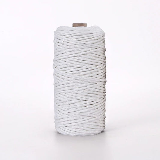 Corde Macramé Premium 4 mm - Blanc Éclatant, 100 m Esprit Macramé