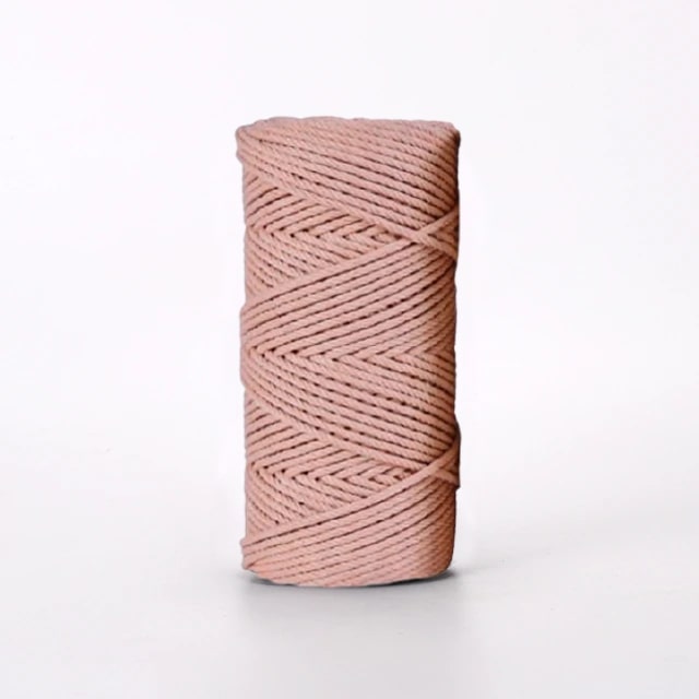 Corde Macramé Terracotta 2 mm - Rouleau de 100 m Esprit Macramé