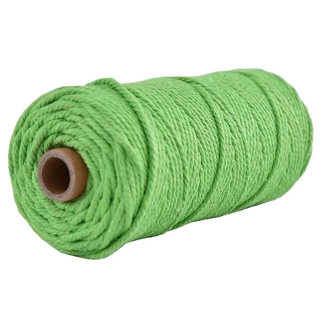 Corde Macramé Verte 2 mm - 100m de Luxe Esprit Macramé