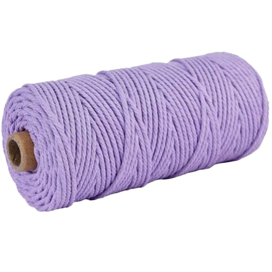 Corde Macramé Violet 2 mm - 100 m de Style Esprit Macramé