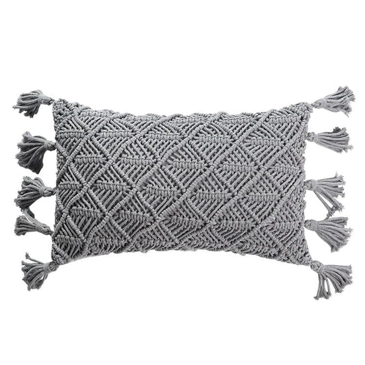 Coussin Rectangulaire en Macramé Élégance Esprit Macramé
