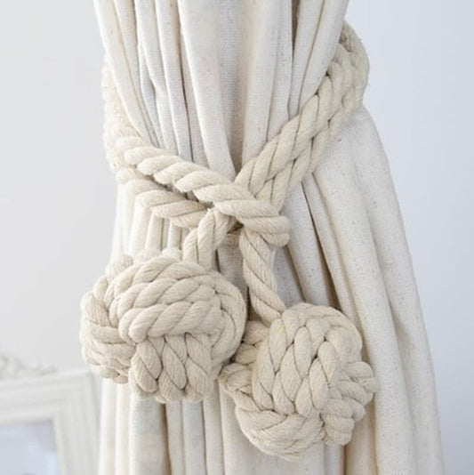 Embrasse Corde Élégante pour Rideau Esprit Macramé