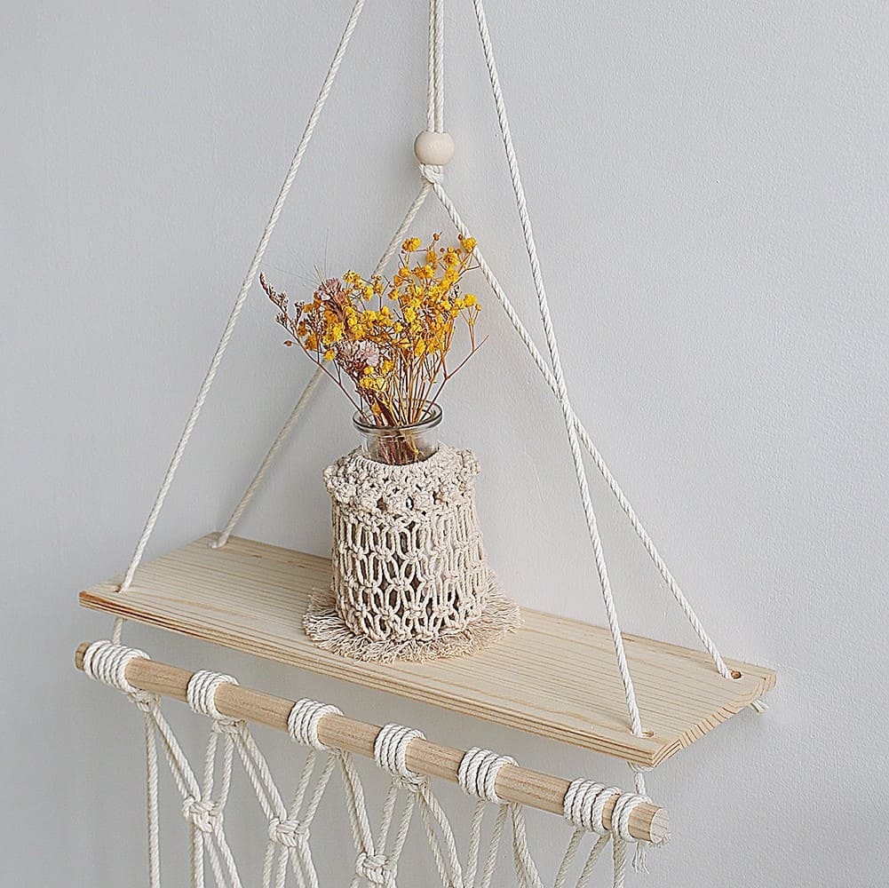 Étagère Macramé Nordic Chic Esprit Macramé