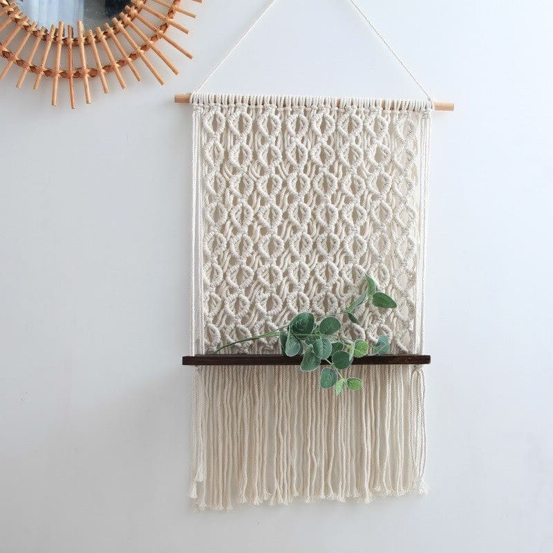 Étagères en Macramé Élégantes Esprit Macramé