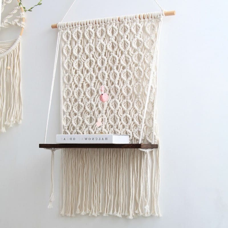 Étagères en Macramé Élégantes Esprit Macramé